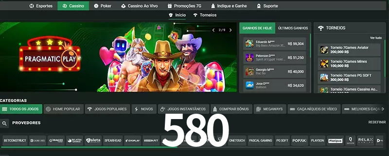 cassino 580
